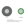 Alpha Wire Ecogen Ecowire Series Brown 0.33 mm² Hook Up Wire, 22 AWG, 7x0.25 mm Core Strands, 305 m, Modified 6713 BR001