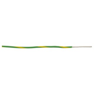 Alpha Wire Ecogen Ecowire Series Yellow Green 0.75 mm² Hook Up Wire 18 AWG 16/0.25 mm Strands 305 m 6715 GY001