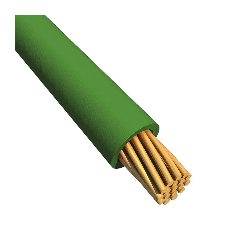 Alpha Wire Ecogen Ecowire Series Green 0.52 mm² 20 AWG Hook Up Wire, 10 Strands x 0.25 mm, 305 m Length, 600V 6714 GR001