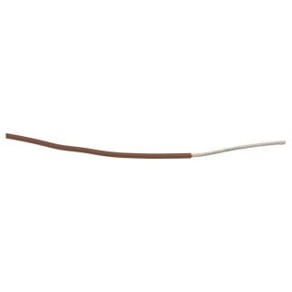 Alpha Wire Ecogen Ecowire Series Brown 0.75 mm² Hook Up Wire, 18 AWG, 16/0.25 mm Strands, 305 m Length, Modified 6715 BR001