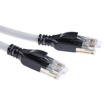 Bel-Stewart ARJ45 Cat7 Shielded Screened Ethernet Cable 3 m Grey PVC CA77-003M0-8