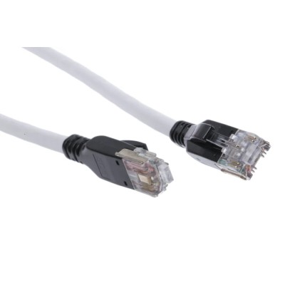Bel-Stewart Cat7 Shielded Ethernet Cable with Grey PVC Jacket, 5 m Length 