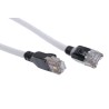 Bel-Stewart Cat7 Shielded Ethernet Cable with Grey PVC Jacket, 5 m Length