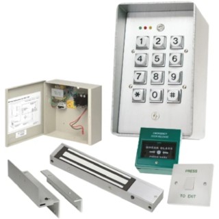 RS PRO Door Entry Button Access Control Kit 12V, Weather and Vandal Resistant 741-8221