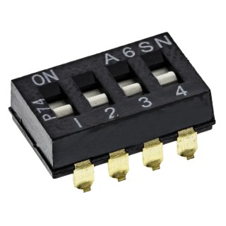 Omron Rotary Coded DIP Switch Flat Slide Actuator China Origin A6SN-4101