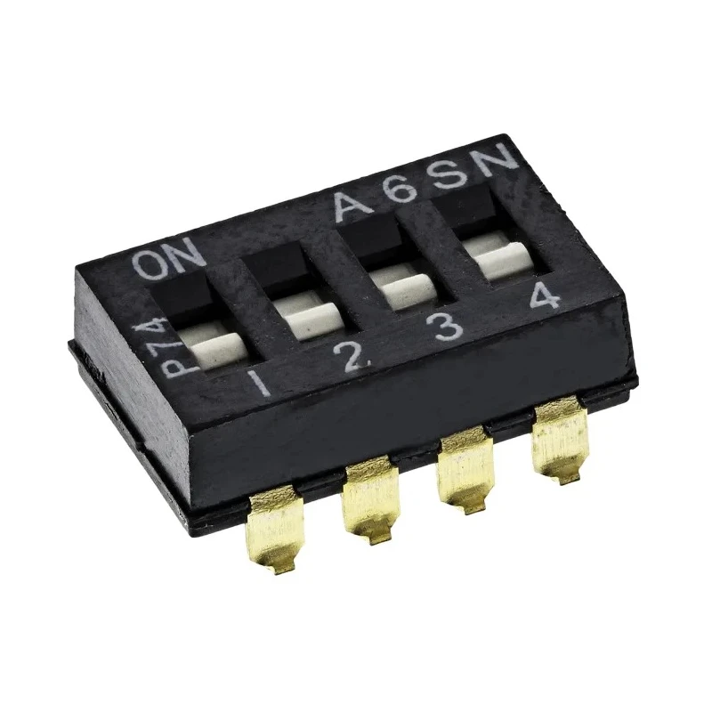 Omron Rotary Coded DIP Switch Flat Slide Actuator China Origin A6SN-4101