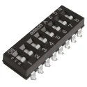 Omron Rotary Coded DIP Switch Surface Mount Flat Slide Actuator A6SN-2101