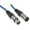 RS PRO Female XLR to Male XLR Audio Cable, Blue PVC Jacket, 10 m Length 742-4526