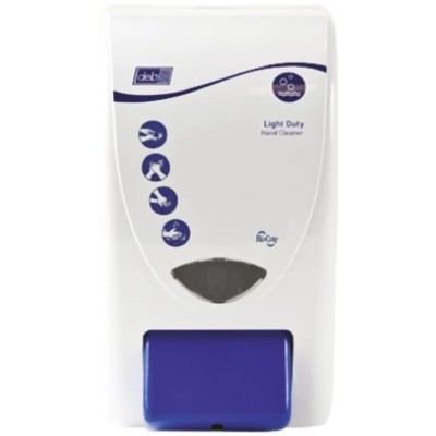 SCJ Professional Wall Mounted Manual Soap Dispenser 2 L with Anti-Bacterial BioCote Protection LGT2LDP