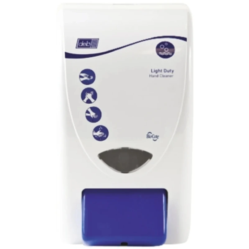 SCJ Professional Wall Mounted Manual Soap Dispenser 2 L with Anti-Bacterial BioCote Protection LGT2LDP