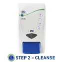 SCJ Professional Wall Mounted Manual Soap Dispenser 2 L with Anti-Bacterial BioCote Protection LGT2LDP