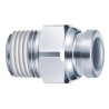 SMC Stainless Steel Pneumatic Fitting 8 mm Push-in to 8 mm Push-in KQG2