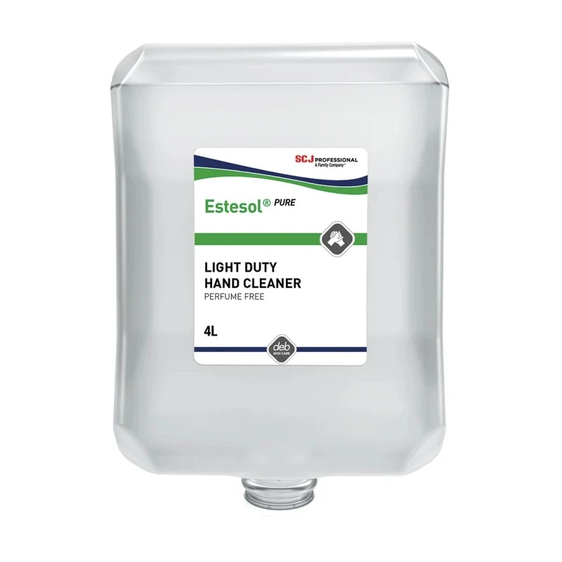 SCJ Professional Unscented Estesol PURE Light Duty Hand Soap Gel Cartridge 4 L PUW4LTRS