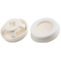 WISKA CLIXX White Polypropylene Thermoplastic 25 mm Cable Grommet for 9-17 mm Cable Diameter CLIXX M25/W