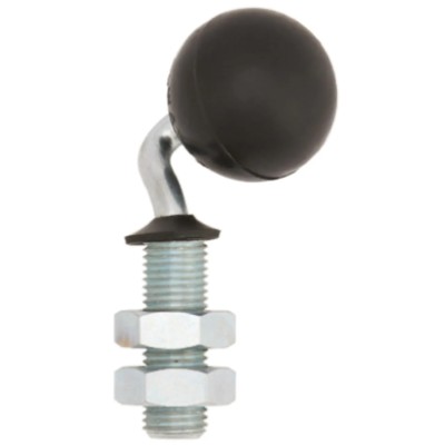 ALWAYSE Ball Transfer Unit 35 mm Diameter Rubber, Stud Mount, 13.5 mm Stud Diameter ACR35LH