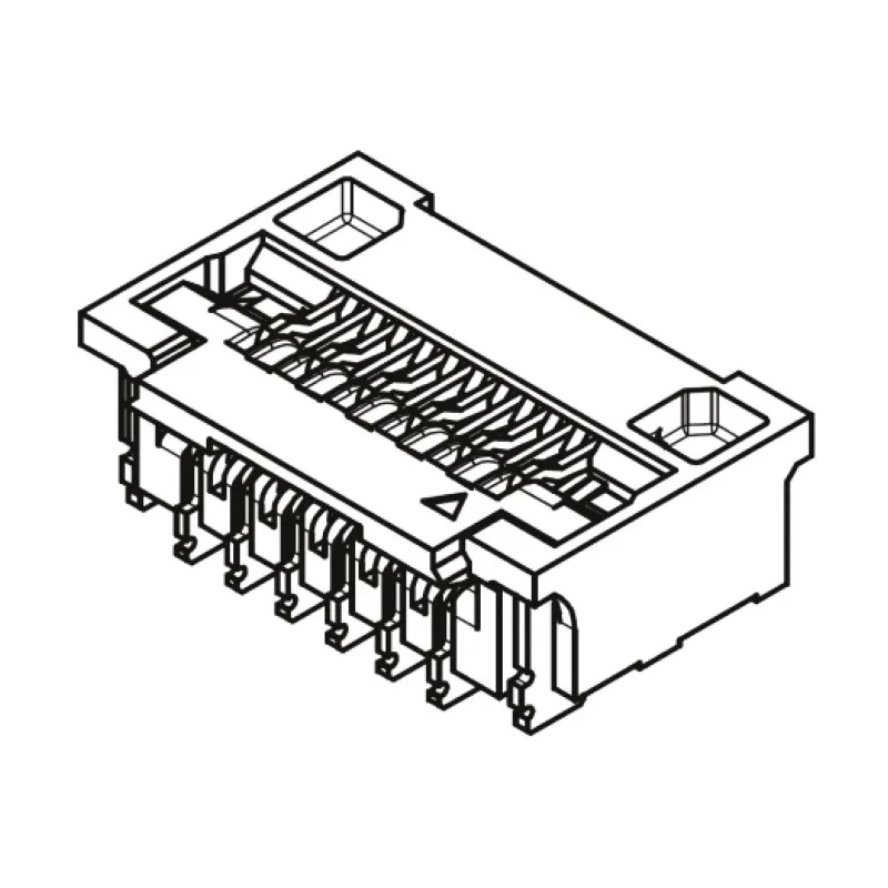 Molex 0.25 mm Pitch 25 Way Right Angle Female FPC Connector, Bottom Contact 502078-2510