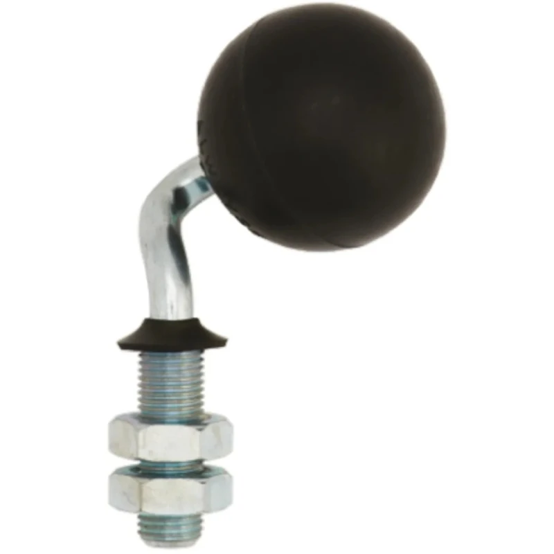 ALWAYSE Ball Transfer Unit with 50 mm Diameter Rubber Ball, Stud Mount, 13.5 mm Stud Diameter ACR50LH
