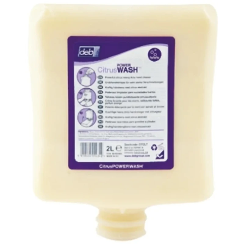 SCJ Professional Heavy-Duty Citrus Power Wash Hand Soap Foam Cartridge 2 L CIT2LTRS
