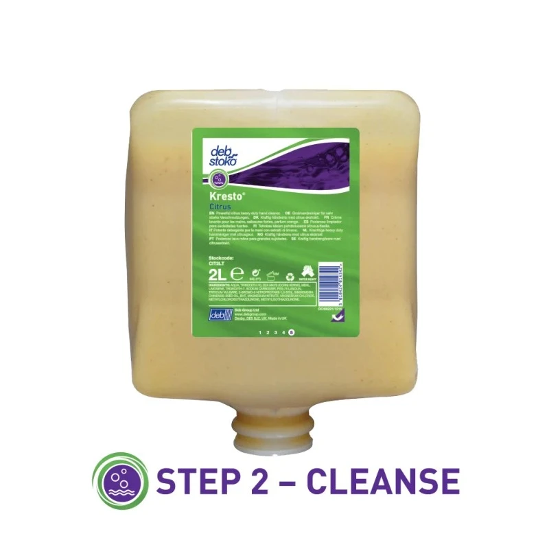 SCJ Professional Heavy-Duty Citrus Power Wash Hand Soap Foam Cartridge 2 L CIT2LTRS