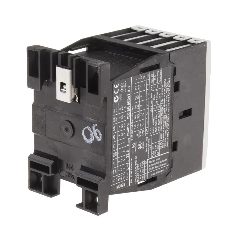 Eaton DILM Contactor 3-Pole 7 A 3 kW 230V AC Coil 400V AC Contact Voltage 276585 DILM7-01(230V50HZ,240V60HZ)