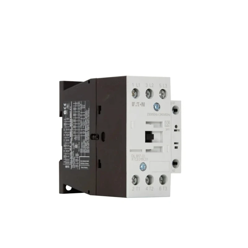 Eaton DILM Contactor, 230V AC Coil, 3-Pole, 17 A, 7.5 kW Power Rating, 3 NO Contacts 277036 DILM17-01(230V50HZ,240V60HZ)