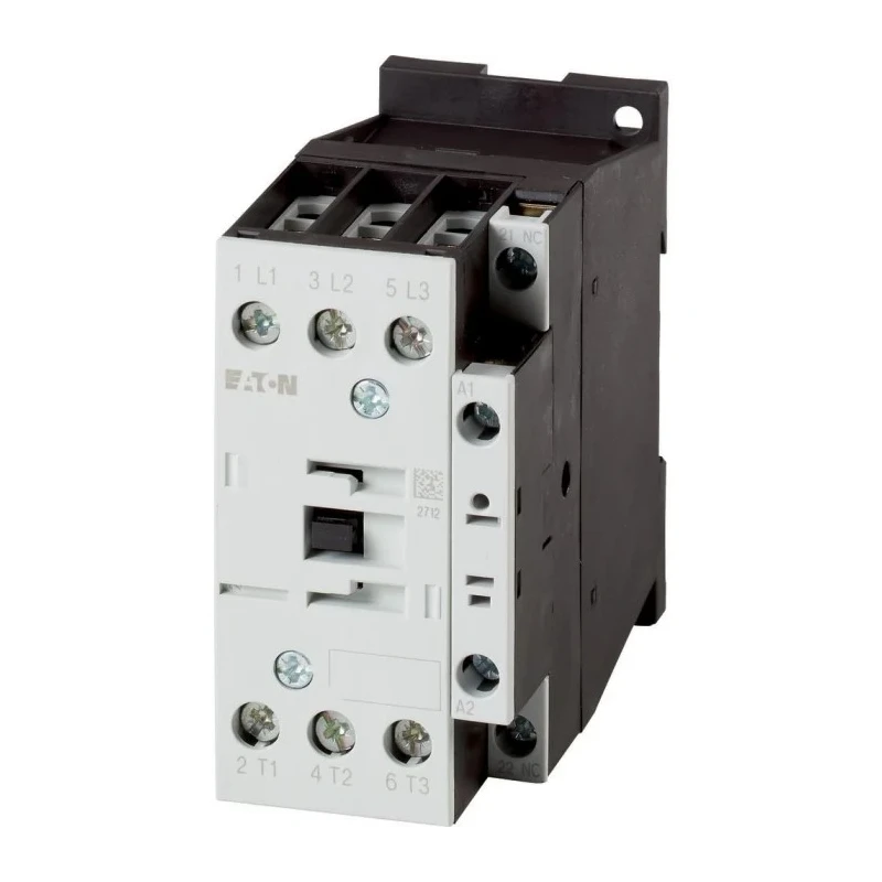 Eaton DILM Contactor, 230V AC Coil, 3-Pole, 17 A, 7.5 kW Power Rating, 3 NO Contacts 277036 DILM17-01(230V50HZ,240V60HZ)