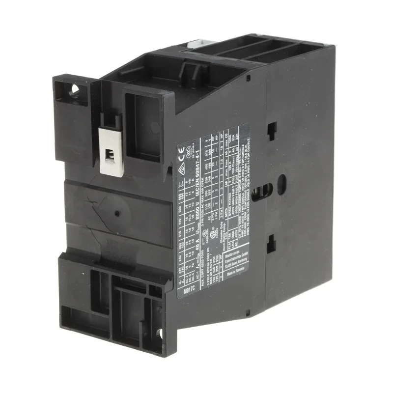 Eaton Motor Control Contactor, 3-Pole, 17 A, 7.5 kW, 24V AC Coil, DIN Rail Mount, Model 277023 DILM17-01(24V50HZ)