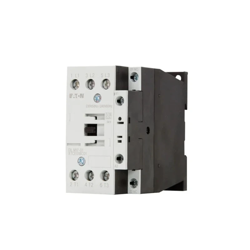 Eaton DILM Contactor, 230V AC Coil, 3-Pole, 17 A, 7.5 kW Power Rating, 3 NO Contacts 277036 DILM17-01(230V50HZ,240V60HZ)