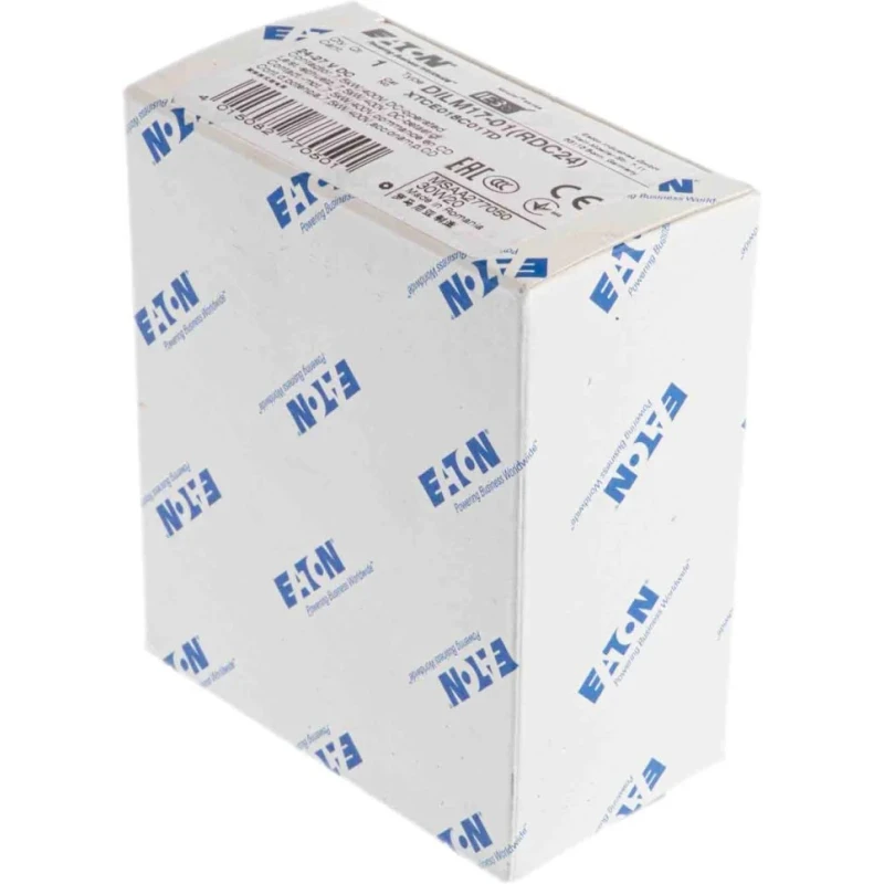 Eaton 3-Pole Contactor DILM17-01(RDC24) 24V DC Coil, 17 A, 7.5 kW, 400V AC 277050 DILM17-01(RDC24)