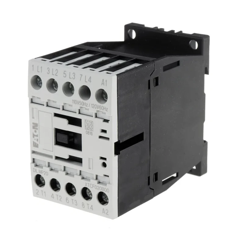 Eaton DILM Contactor 110V AC Coil, 4-Pole, 22 A, 5.5 kW Power Rating, 4 NO, 400V AC 276967 DILMP20(110V50HZ,120V60HZ)