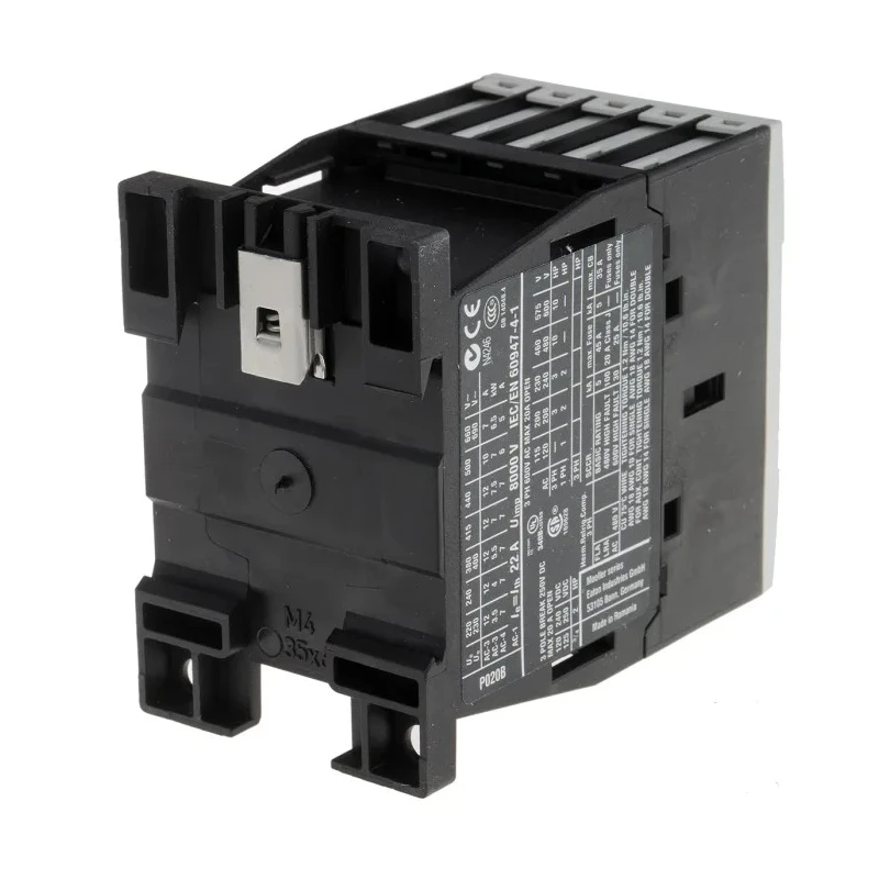 Eaton DILM Contactor 110V AC Coil, 4-Pole, 22 A, 5.5 kW Power Rating, 4 NO, 400V AC 276967 DILMP20(110V50HZ,120V60HZ)