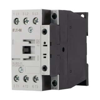 Eaton DILM Series 3-Pole Contactor, Motor Control, 110V AC Coil, 25A Current, 11kW 277161 DILM25-01(110V50HZ,120V60HZ)