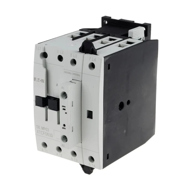 Eaton Contactor 230V AC Coil Voltage, 4-Pole, 63A, 18.5 kW Power Rating, Screw Clamp 109855 DILMP63(230V50HZ,240V60HZ)