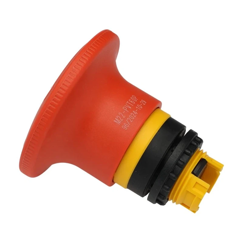 Eaton RMQ Titan M22 Series Latching Emergency Stop Push Button 22 mm Cutout 1 NO/1 NC IP67 