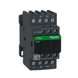 Schneider Electric Motor Control Contactor 36V AC Coil, 4-Pole, 40A, 5.5kW, 2 NO/2 NC, 690V AC/DC LC1D
