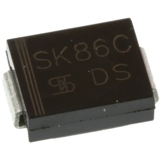 Taiwan Semiconductor 60 V 8 A Schottky Barrier Diode Surface Mount DO-214AB 2-Pin SK86C