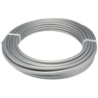SMC Compressed Air Pipe Silver Polyurethane 10 mm Outside Diameter 6.5 mm Inside Diameter 20 m Length TU1065S1-20