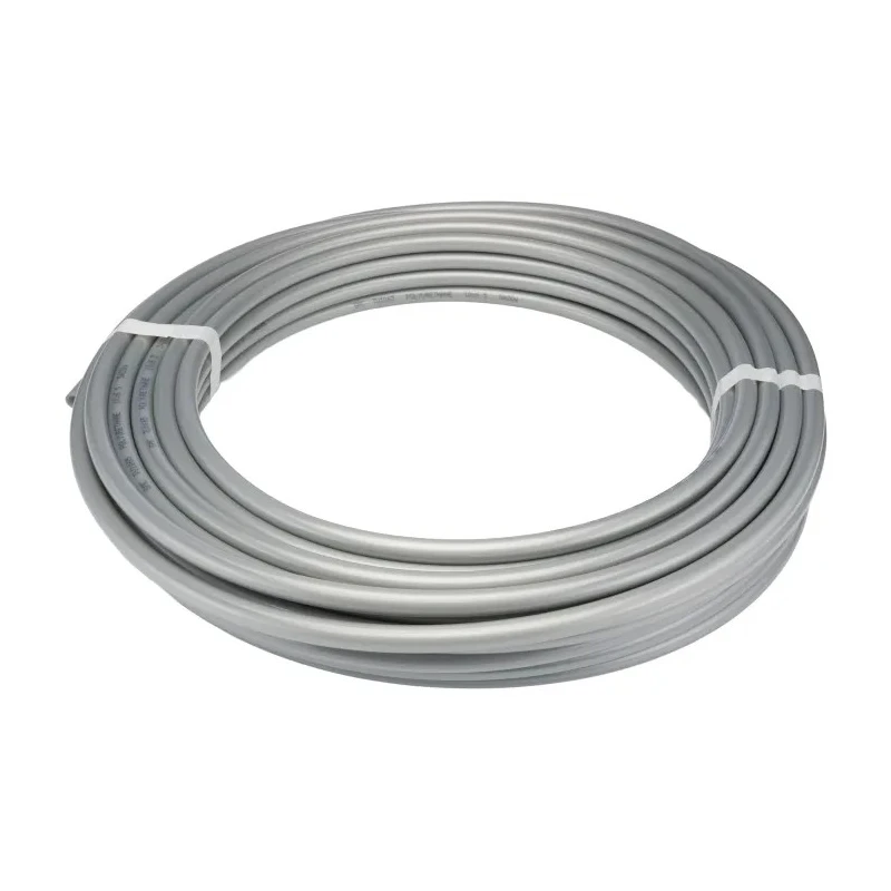 SMC Compressed Air Pipe Silver Polyurethane 10 mm Outside Diameter 6.5 mm Inside Diameter 20 m Length TU1065S1-20
