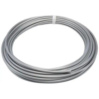 SMC Compressed Air Pipe Silver Polyurethane 6 mm Outside Diameter 4 mm Inside Diameter 20 m Length TU Series TU0604S1-20