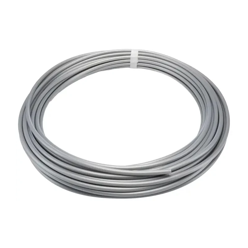 SMC Compressed Air Pipe Silver Polyurethane 6 mm Outside Diameter 4 mm Inside Diameter 20 m Length TU Series TU0604S1-20