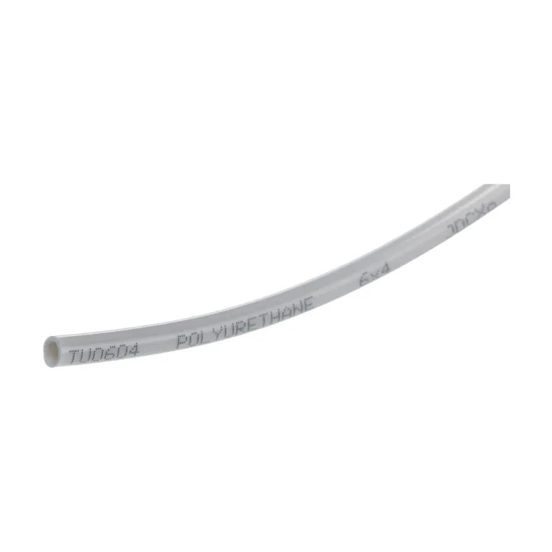 SMC Compressed Air Pipe Silver Polyurethane 6 mm Outside Diameter 4 mm Inside Diameter 20 m Length TU Series TU0604S1-20