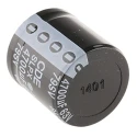 Cornell-Dubilier 4.7 mF Cylindrical Can Polar Aluminium Capacitor 63V Radial Lead SLPX472M063E3P3