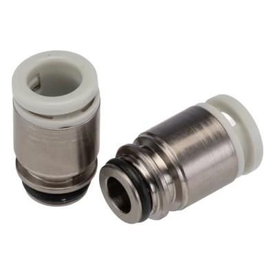 SMC Pin Connector for Cylinder Port Compatible Bore 6 mm, Port-In-Body Valve Compatible, Model VVQ1000-50A-C6