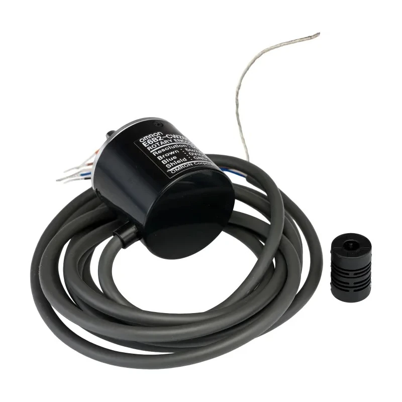 Omron E6B2 Series Incremental Encoder 24V DC 500 Pulses Per Revolution NPN Open Collector Signal Solid E6B2-CWZ6C 500P/R 2M