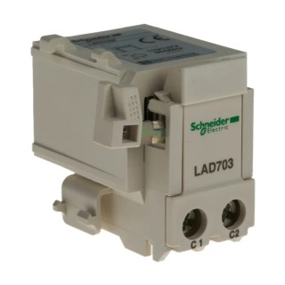 Schneider Electric 110V ac/dc Remote Tripping Device Circuit Trip for use with LRD Series, LR3D Series LAD703F
