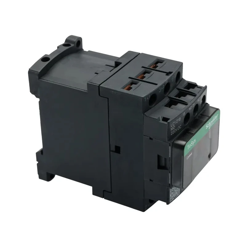 Schneider Electric Contactor 3-Pole 18 A, 230V DC Coil, 1 HP 220V DC, 3 NO, 690V AC/DC LC1D18MD