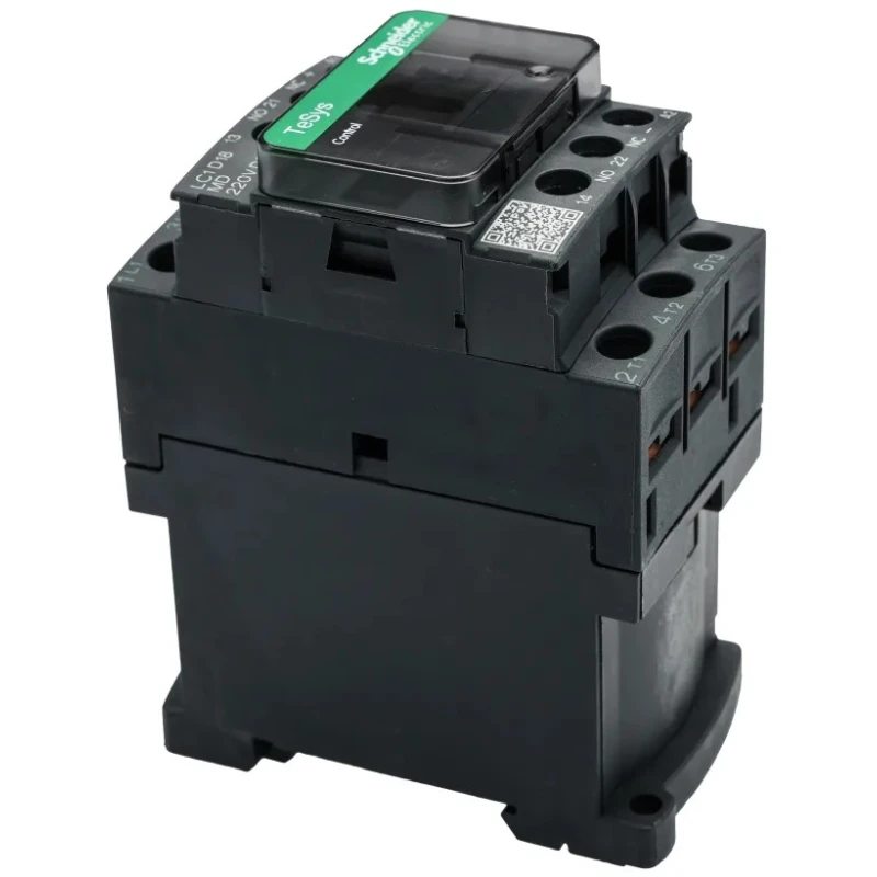 Schneider Electric Contactor 3-Pole 18 A, 230V DC Coil, 1 HP 220V DC, 3 NO, 690V AC/DC LC1D18MD