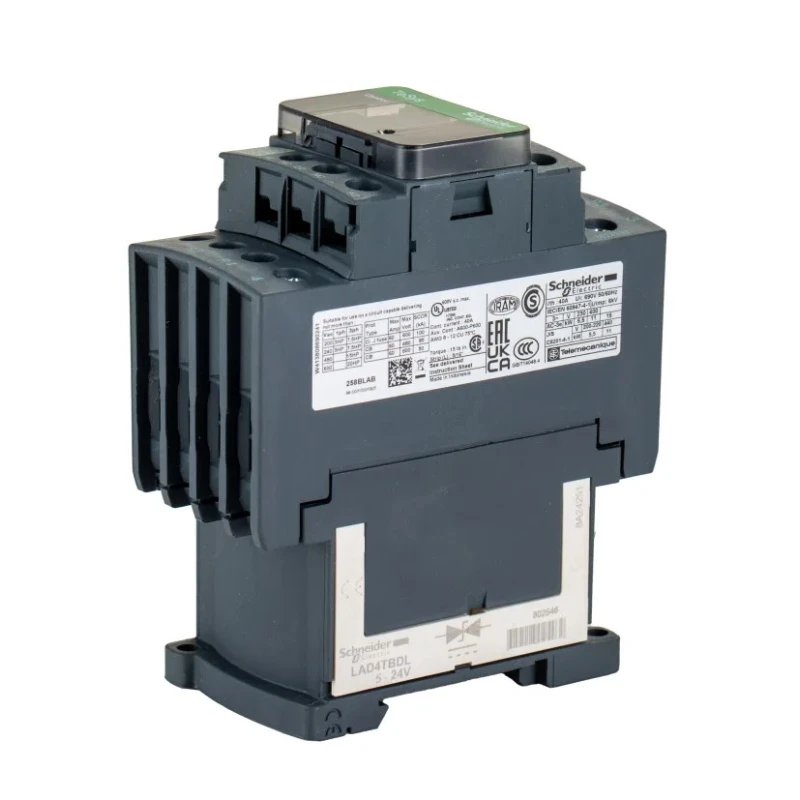 Schneider Electric LC1D Contactor, 24V dc Coil, 4-Pole, 40A Contact Current, 2 NO/2 NC, 690V AC/DC LC1D258BL
