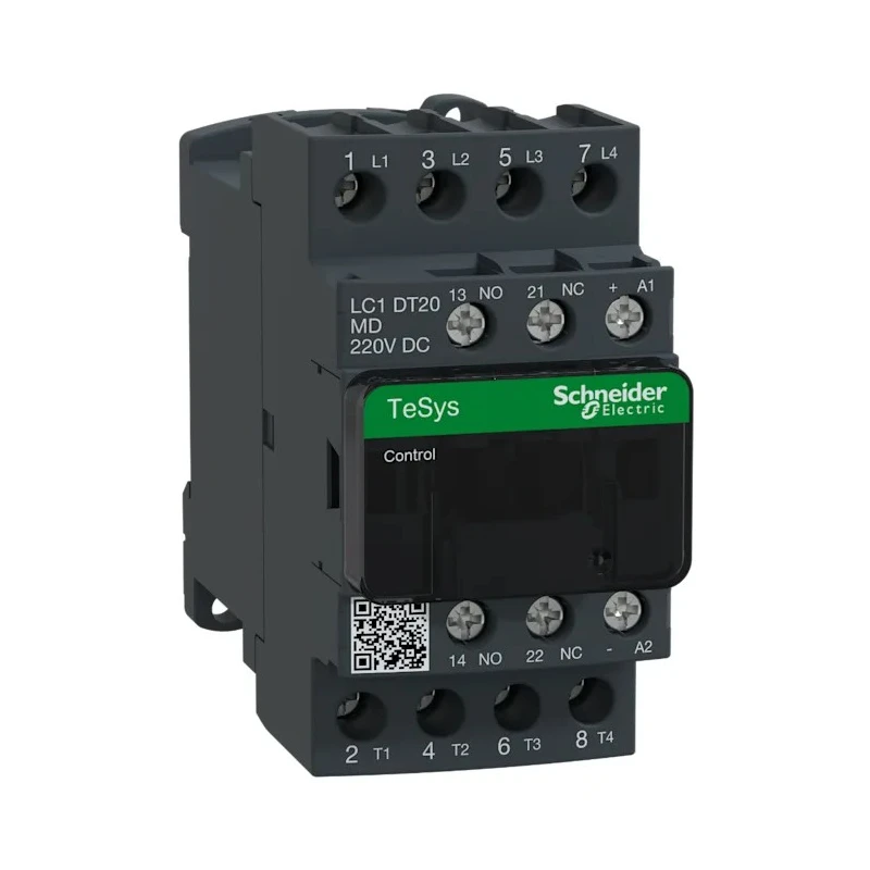 Schneider Electric TeSys D 4-Pole Contactor 20 A, 8.8 kW 220V, 4 NO, 230V DC Coil LC1DT20MD