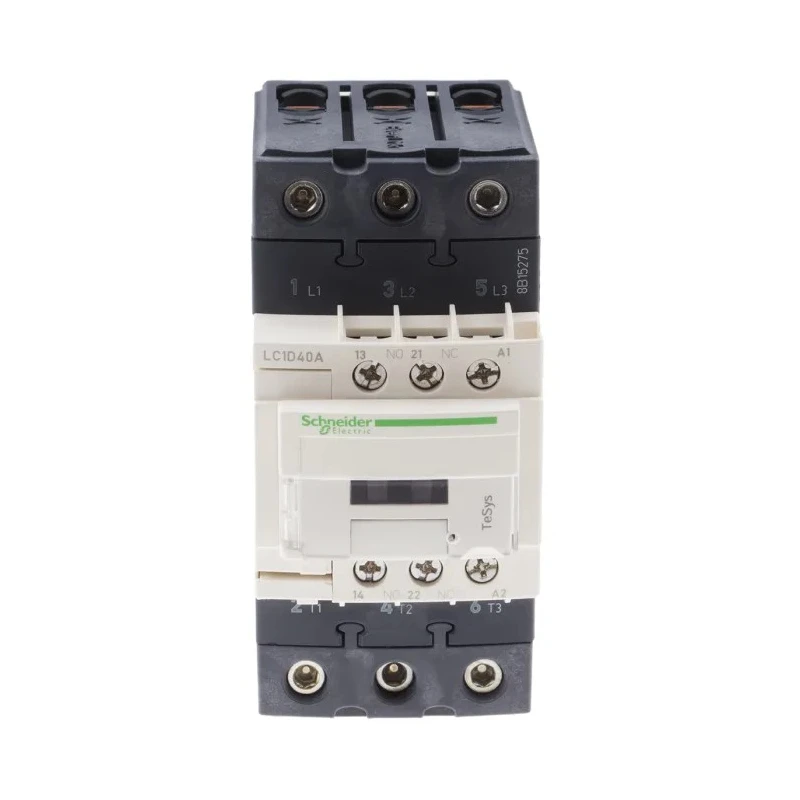 Schneider Electric LC1D Contactor 3-Pole 40A 30kW Motor Control with 220V AC Coil LC1D40AM7